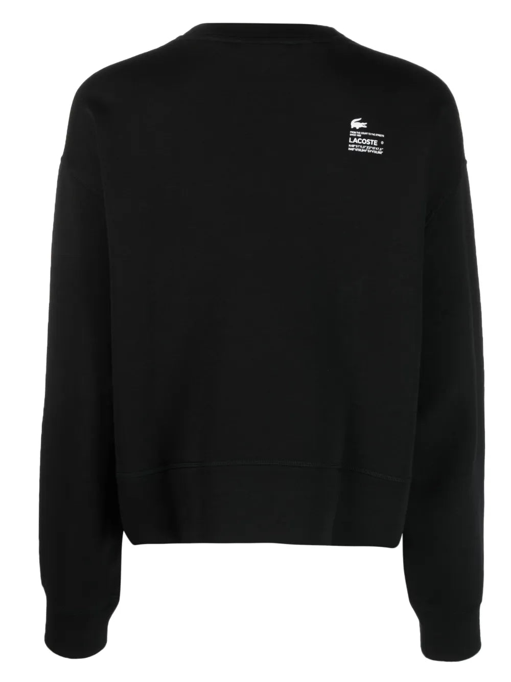 moletom com aplique de logotipo