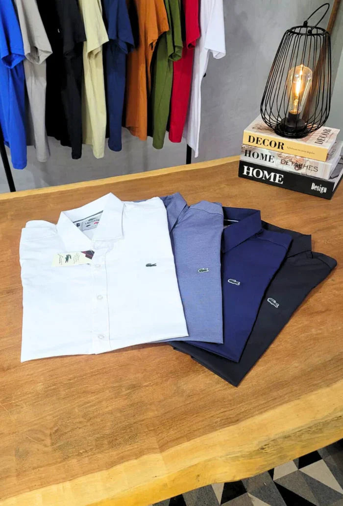 Kit 4 Camisas Polo com logo