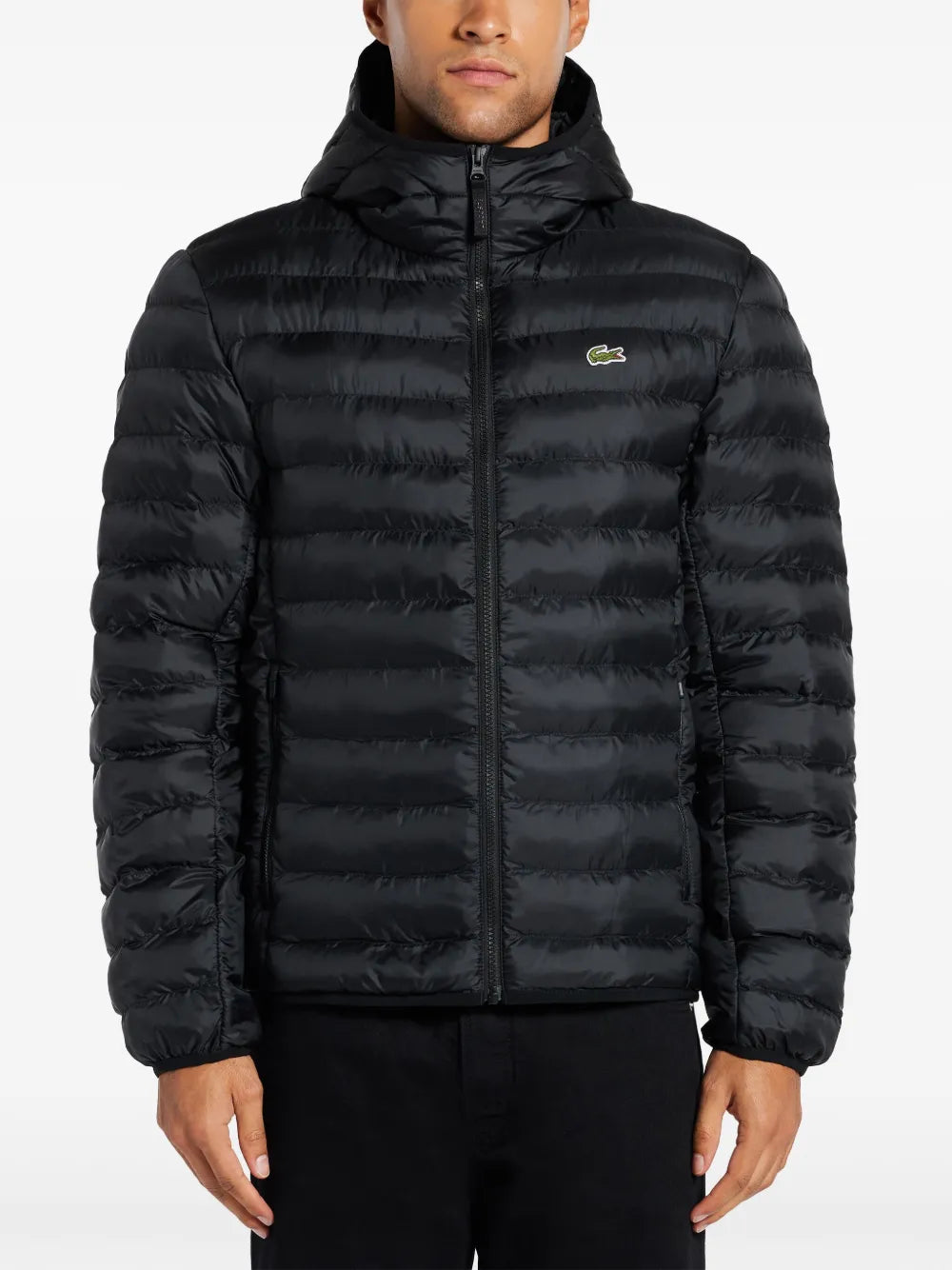 Casaco preto matelassê impermeável