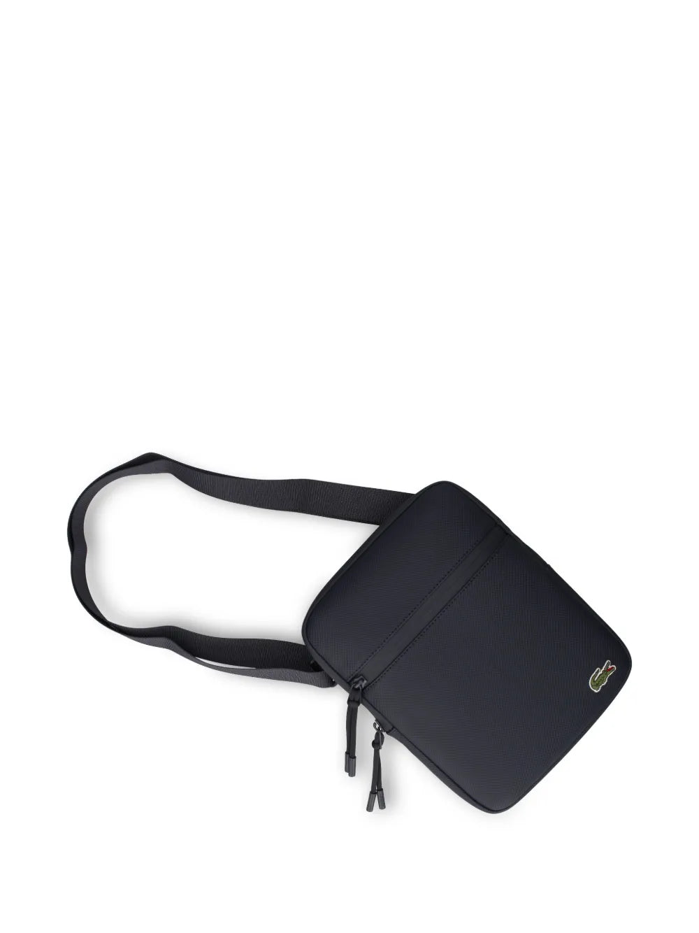 Bolsa de ombro média com zíper