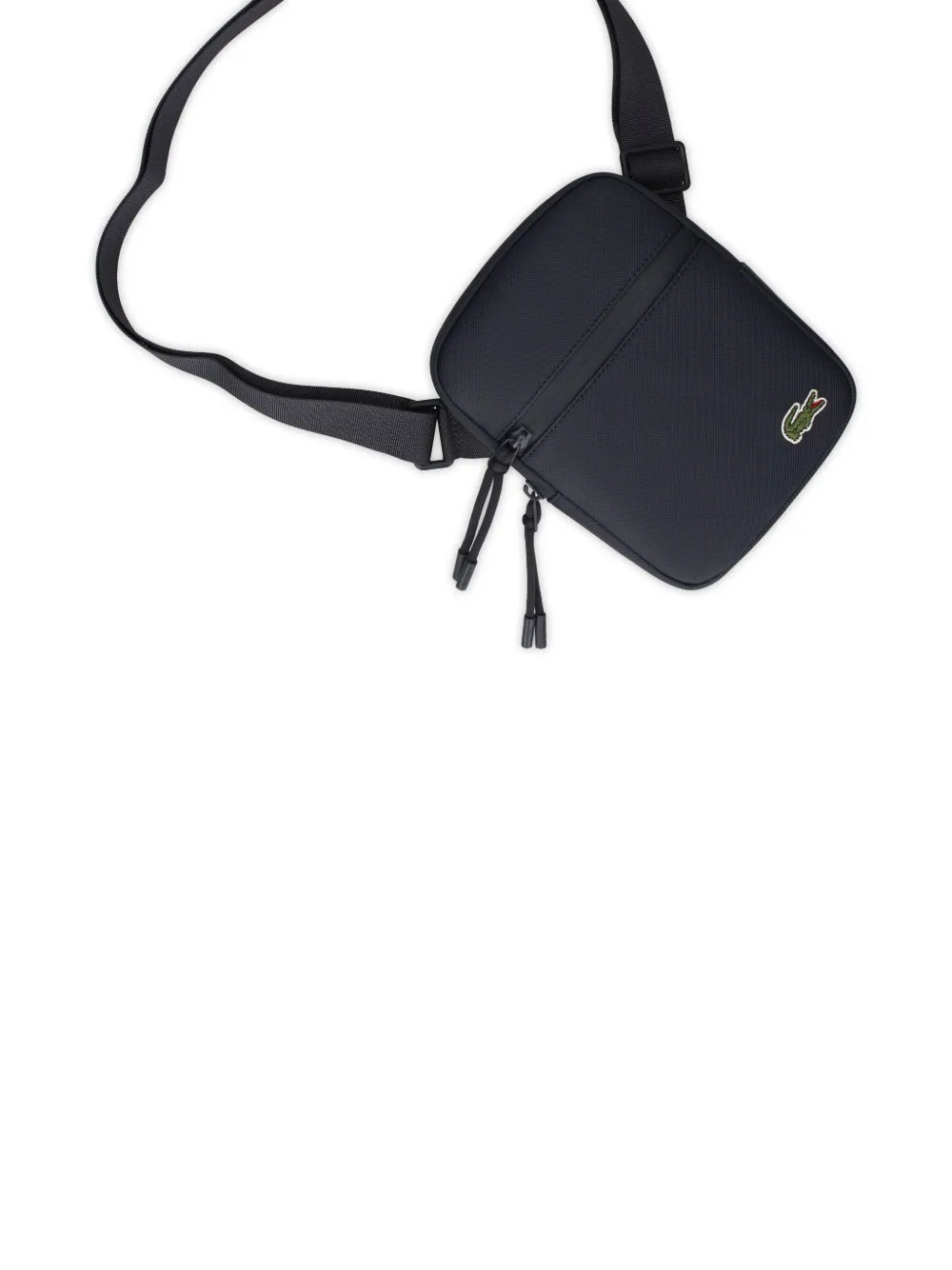 Bolsa tiracolo pequena com zíper