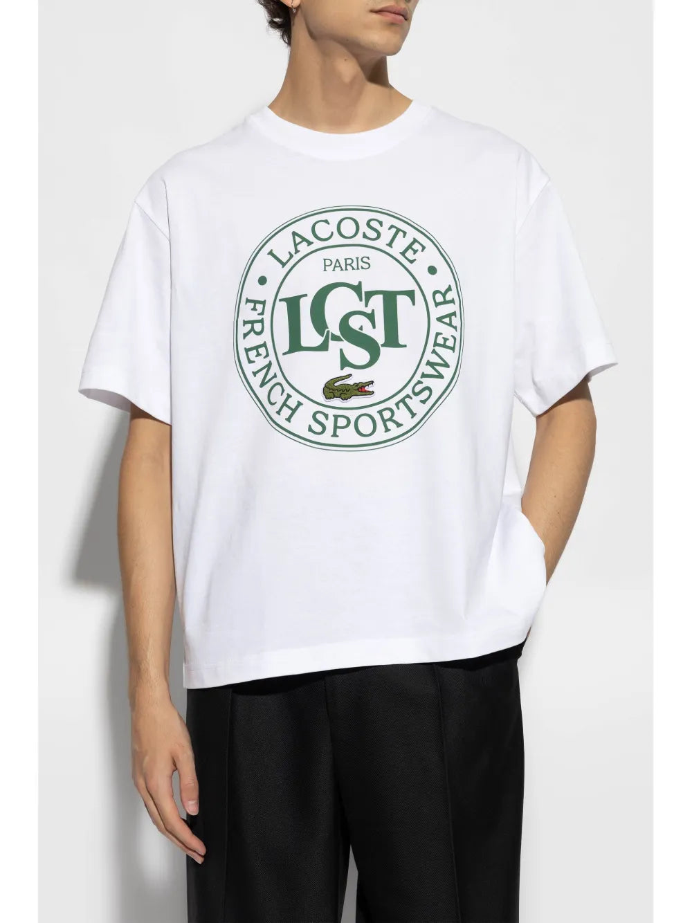 T-shirt com estampa de logo