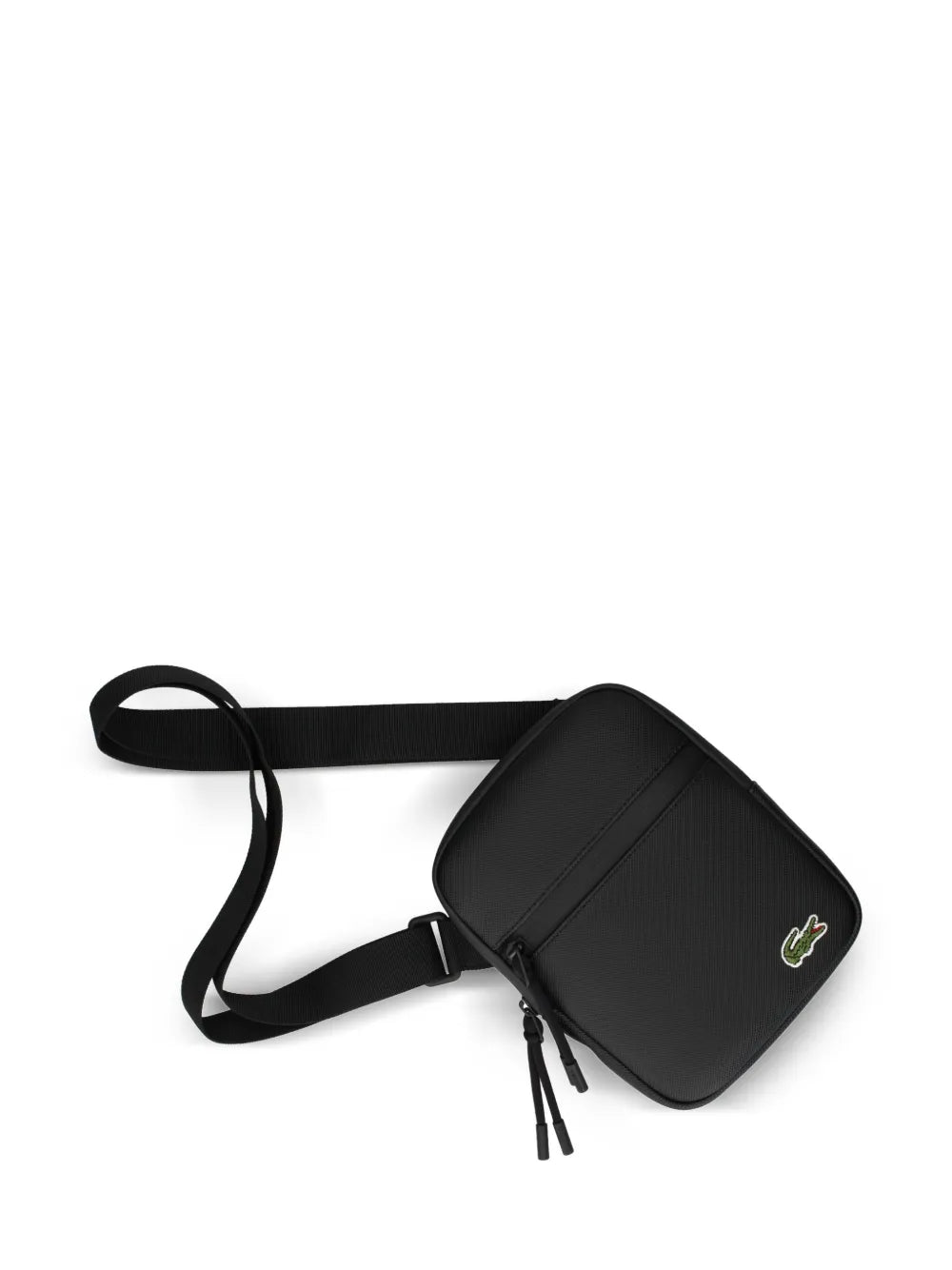 Bolsa tiracolo pequena com zíper