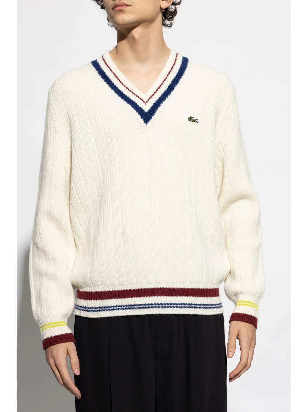 Sweet de lã com patch Crocodile