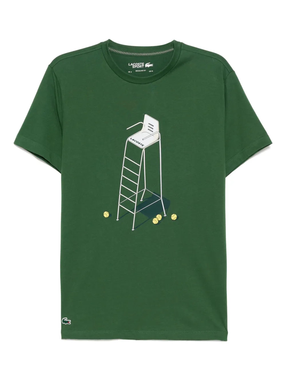 T-shirt com estampa Heritage verde