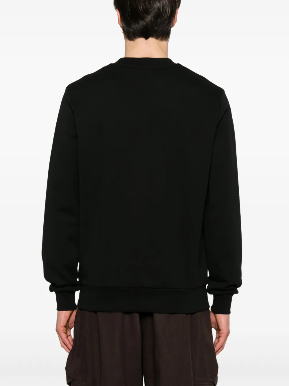 Sweet preta de algodão com logo