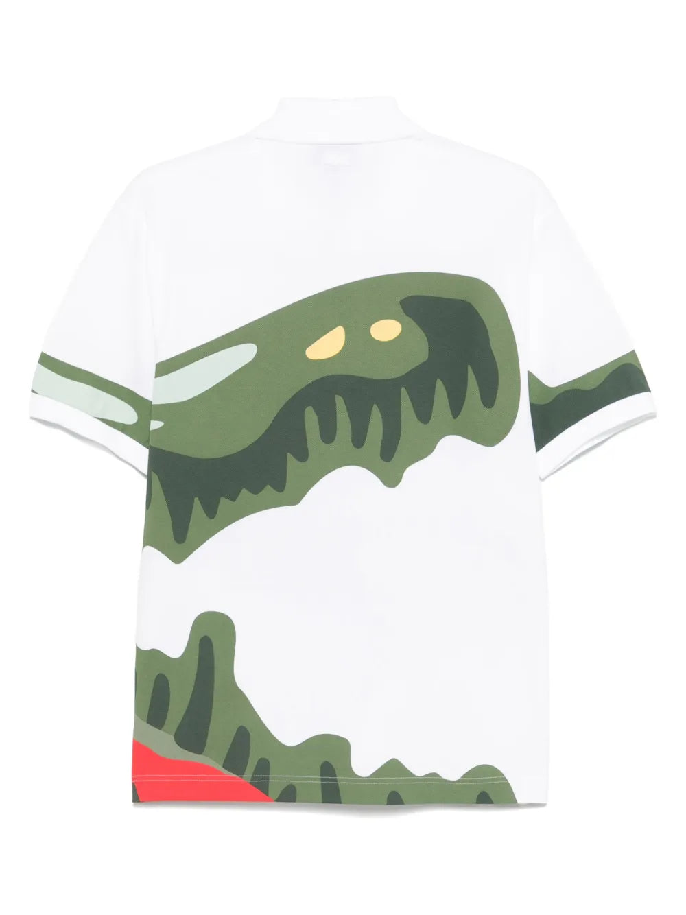 Camisa polo com estampa de crocodilo