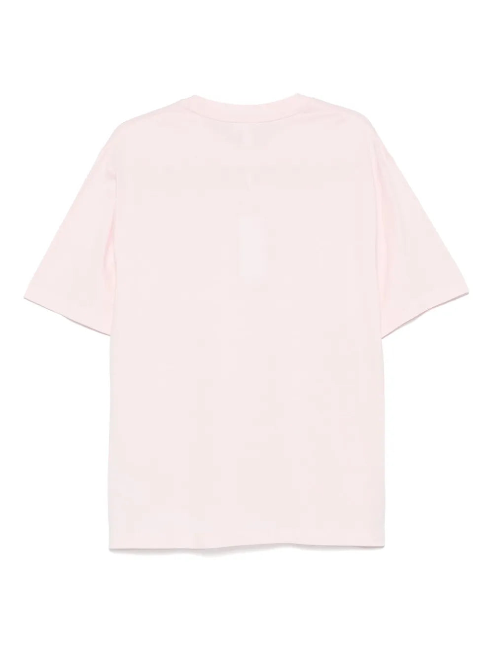 T-shirt de algodão com patch de logo