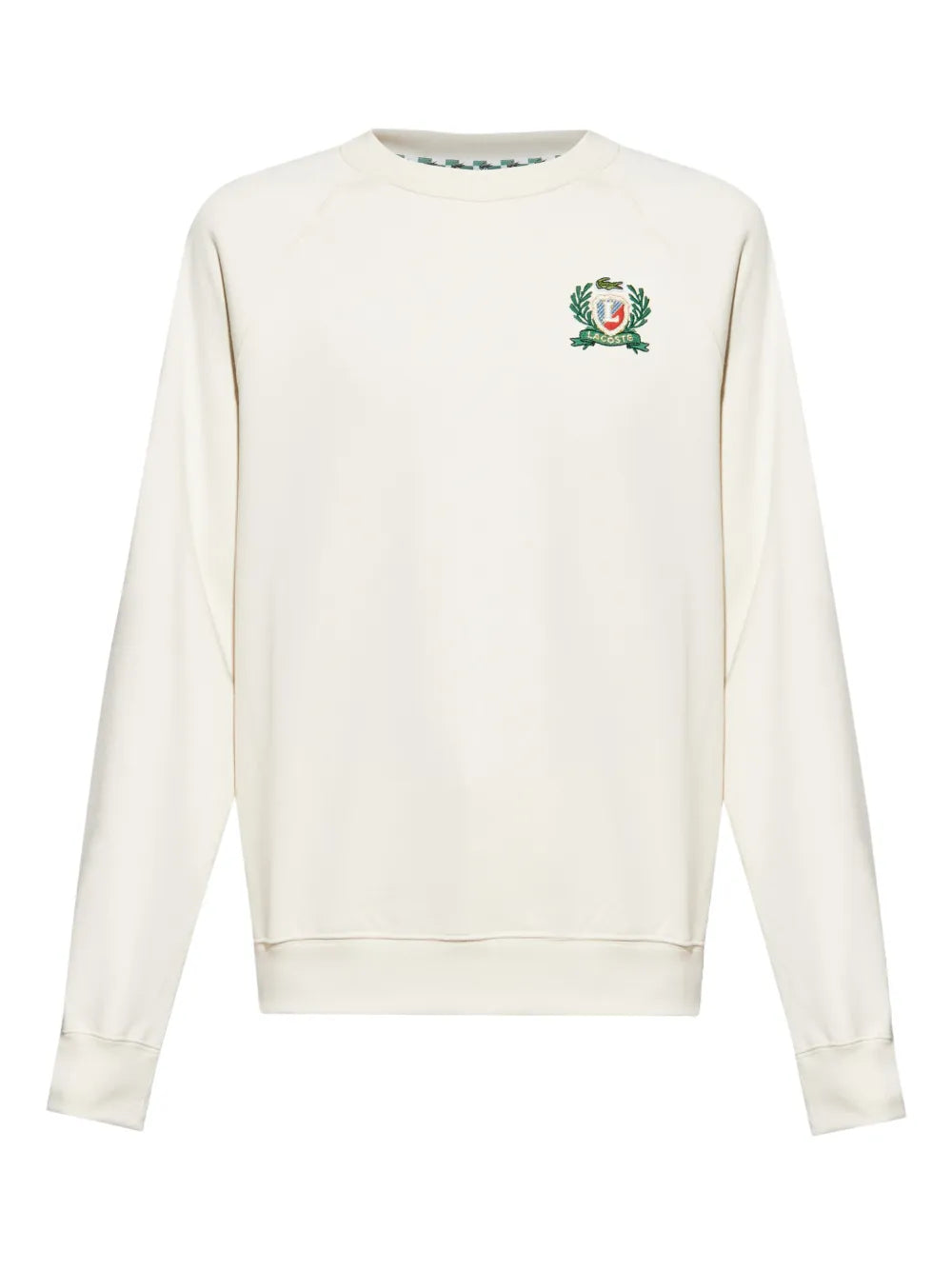 Sweet branco embroidered-emblem sweatshirt