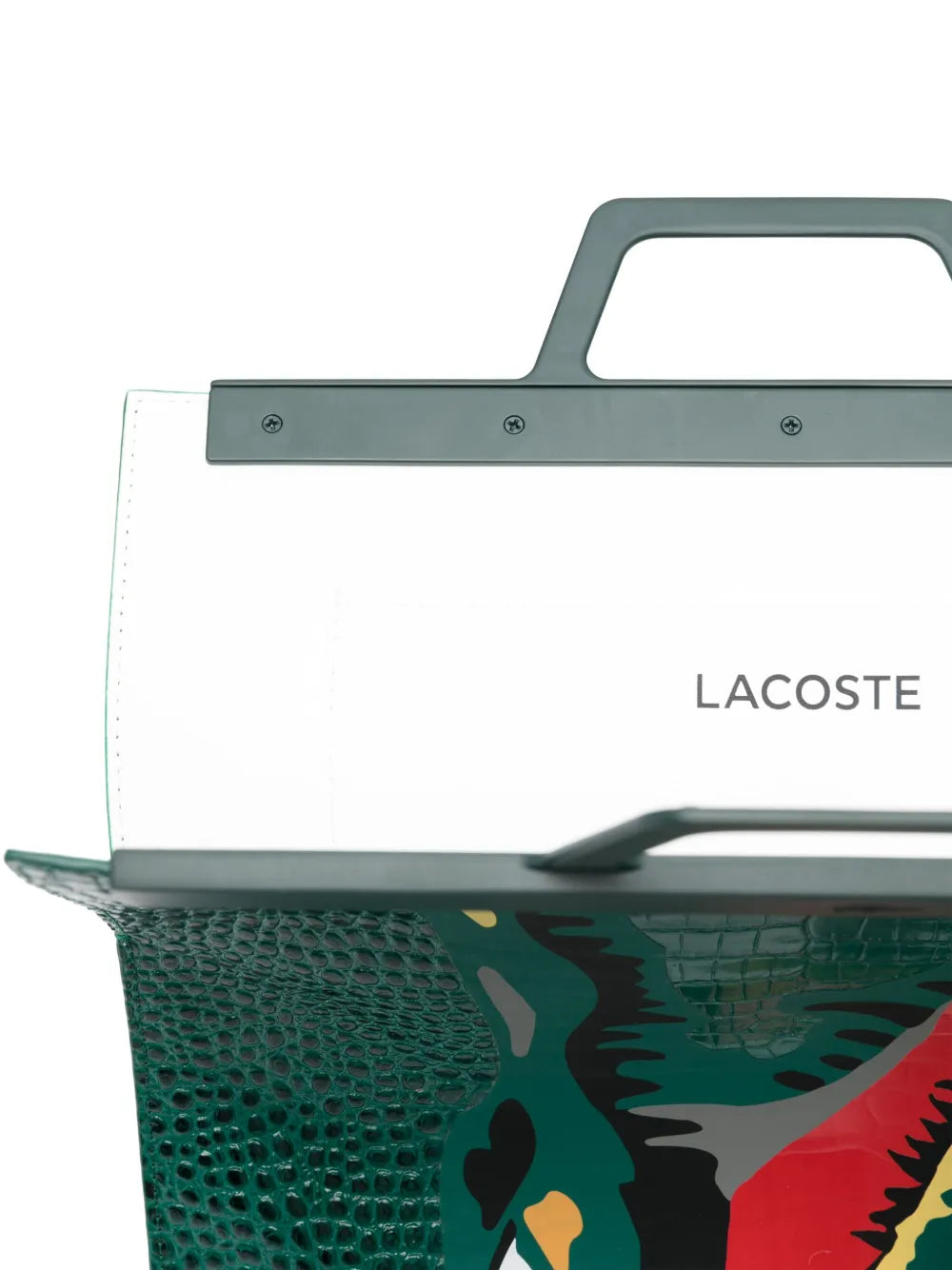 Bolsa tote com estampa de crocodilo