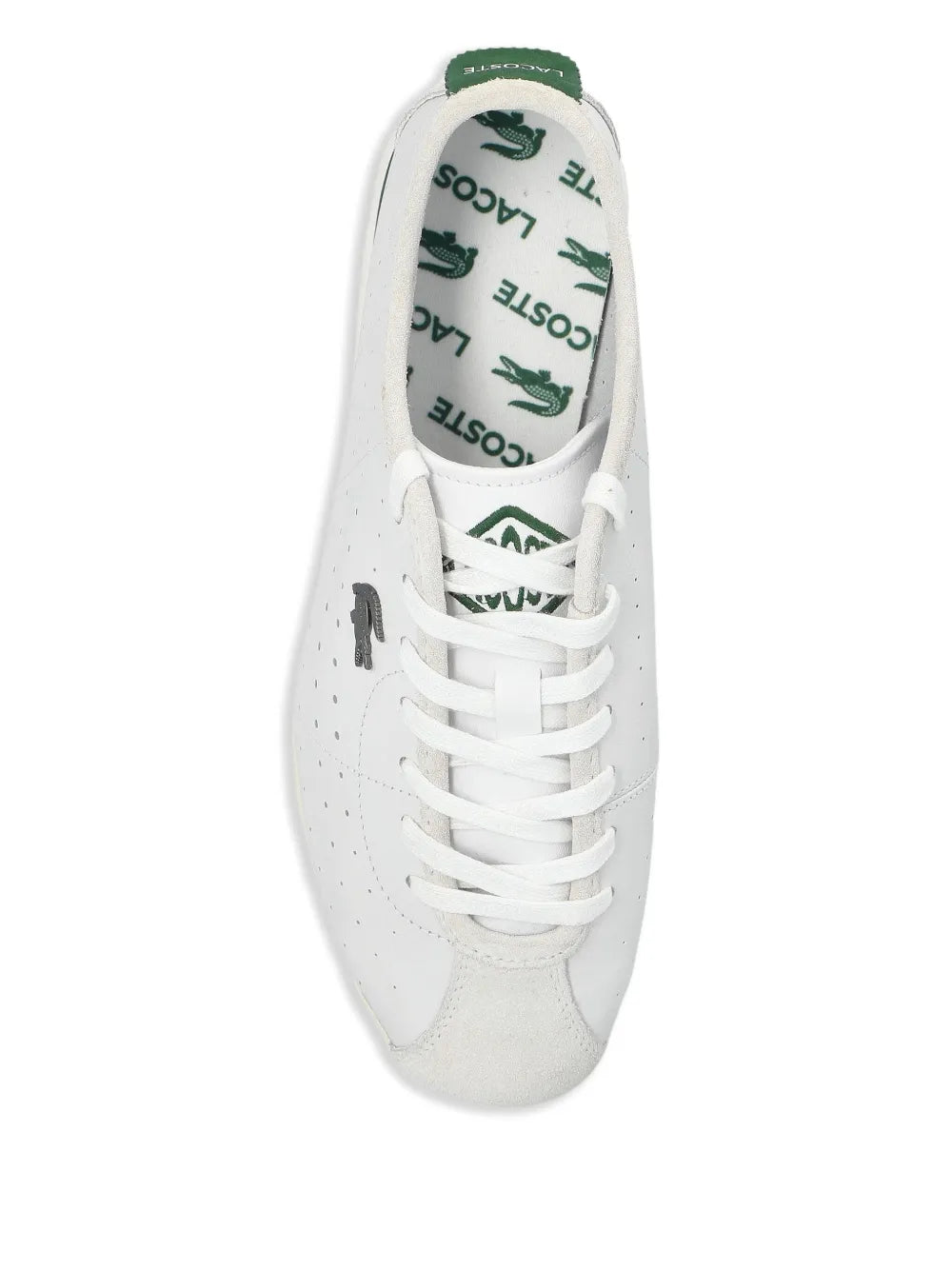 Lacoste Tênis cano baixo Club-Low com perfurações