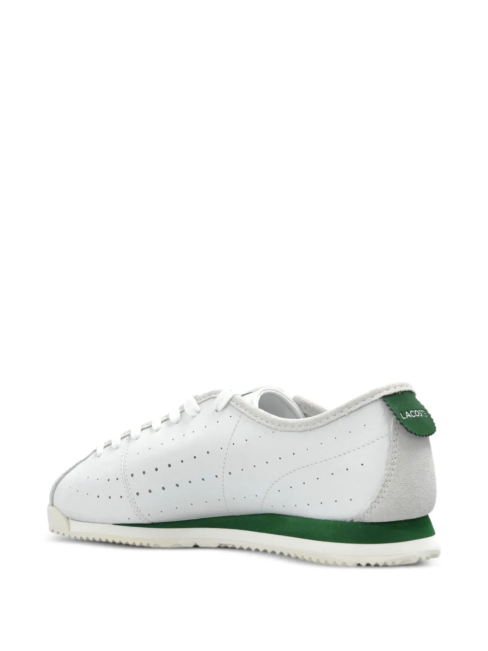 Lacoste Tênis cano baixo Club-Low com perfurações