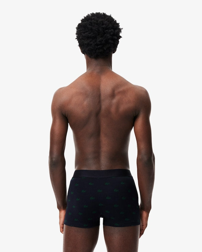 Pacote com 3 boxers com estampa de crocodilo