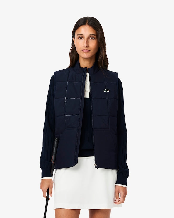 Colete de golfe repelente à água com proteção UV