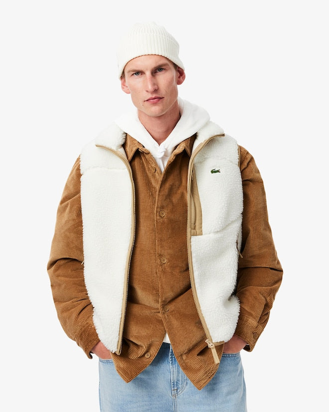 Colete de pele de carneiro