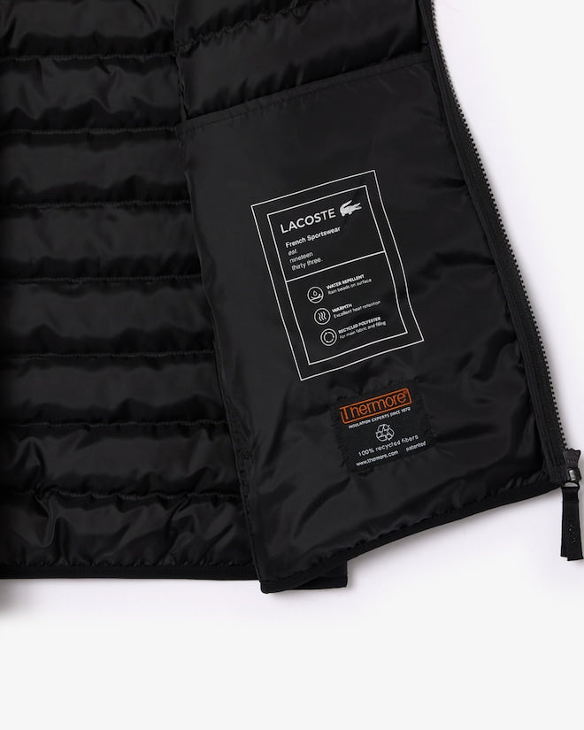 Colete acolchoado repelente de água