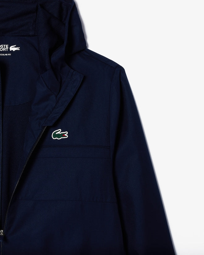 Casaco azul escuro Desportivo repelente à água