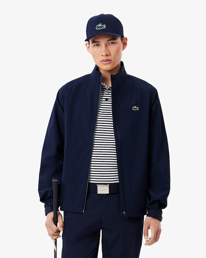 Corta-vento de golfe elástico repelente à água