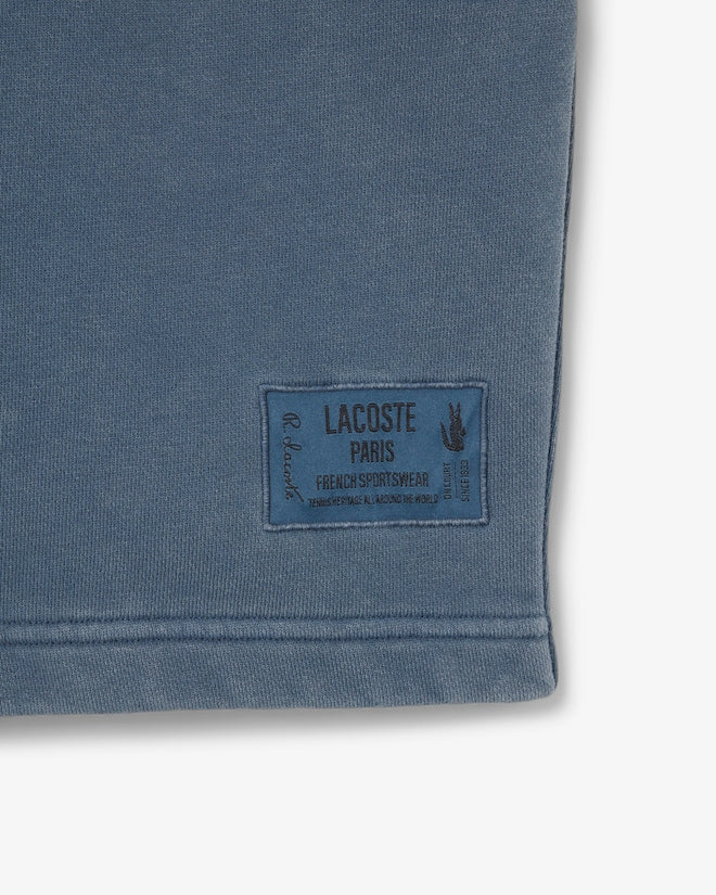 Shorts de lã de algodão lavado