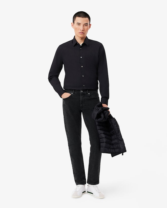 Calça jeans slim fit 5 bolsos índigo