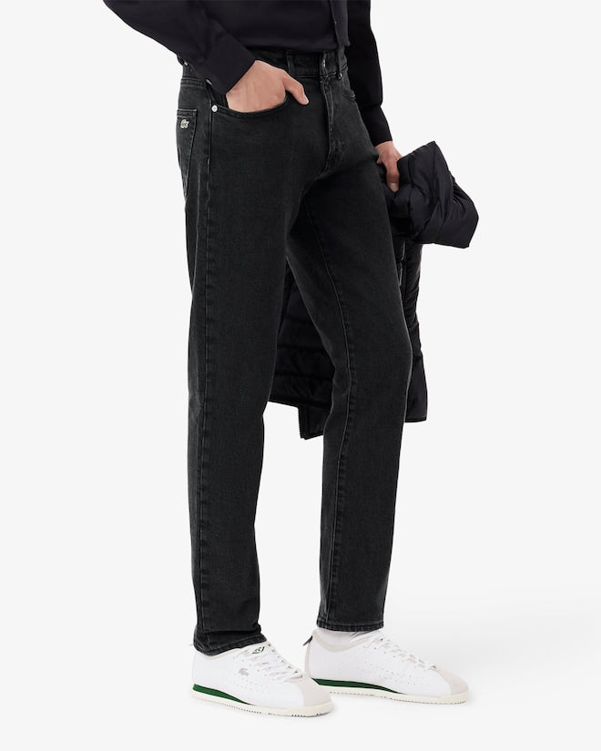 Calça jeans slim fit 5 bolsos índigo