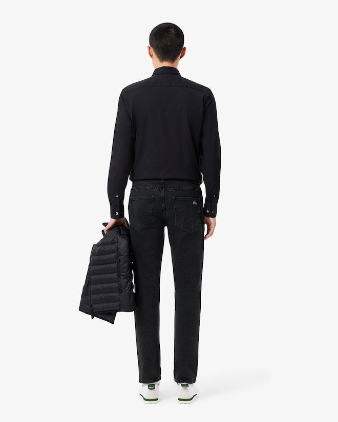 Calça jeans slim fit 5 bolsos índigo