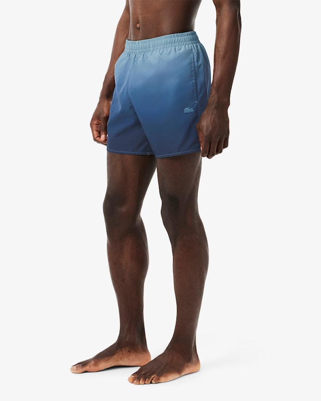 Shorts de banho com estampa degradê