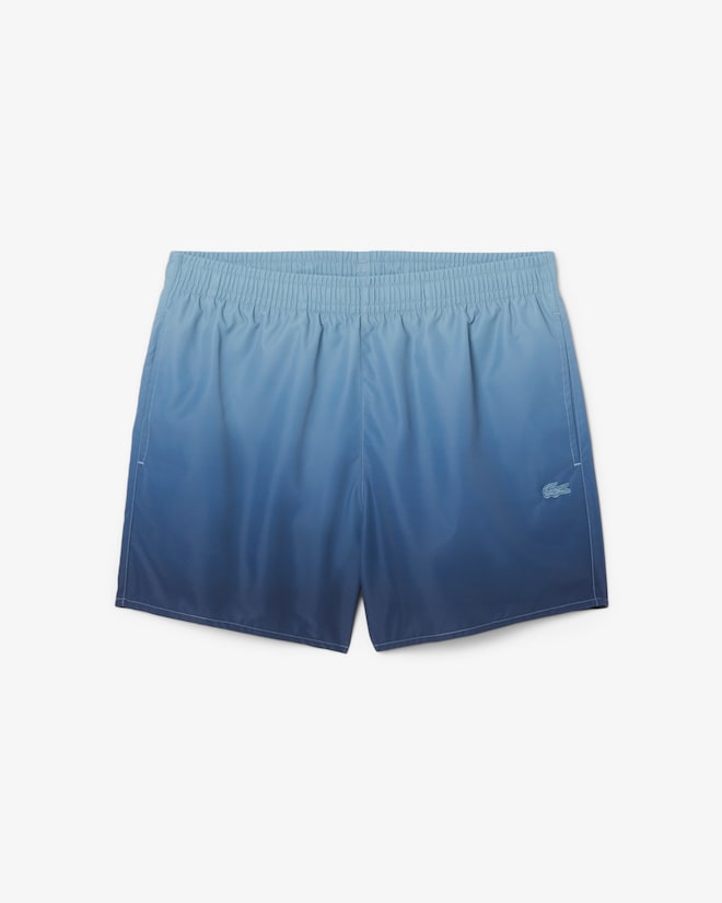 Shorts de banho com estampa degradê