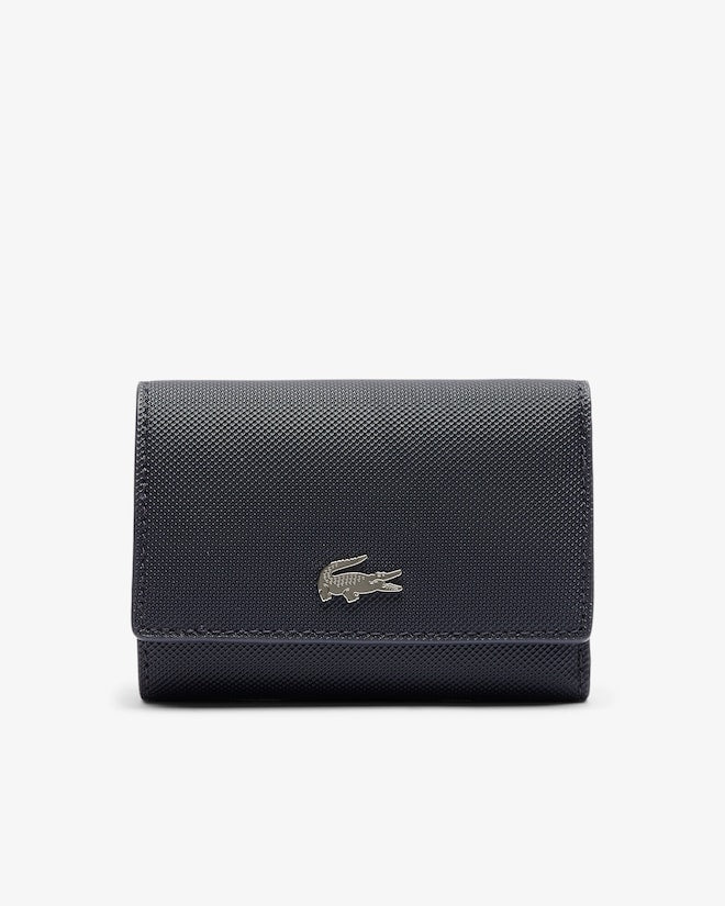 Carteira Anna com aba e fecho de pressão