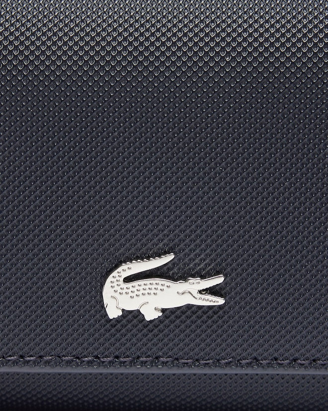 Carteira Anna com aba e fecho de pressão