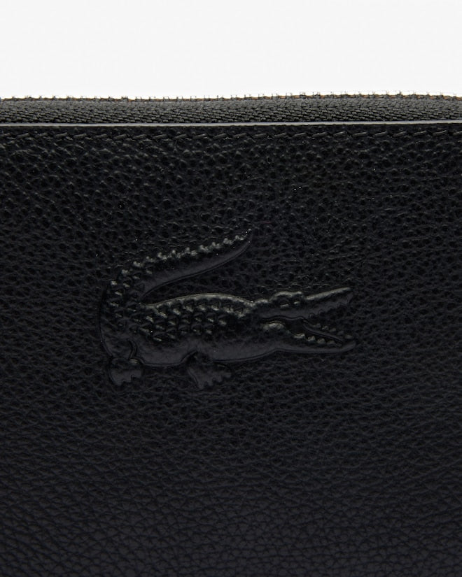 Carteira de couro granulado City Court