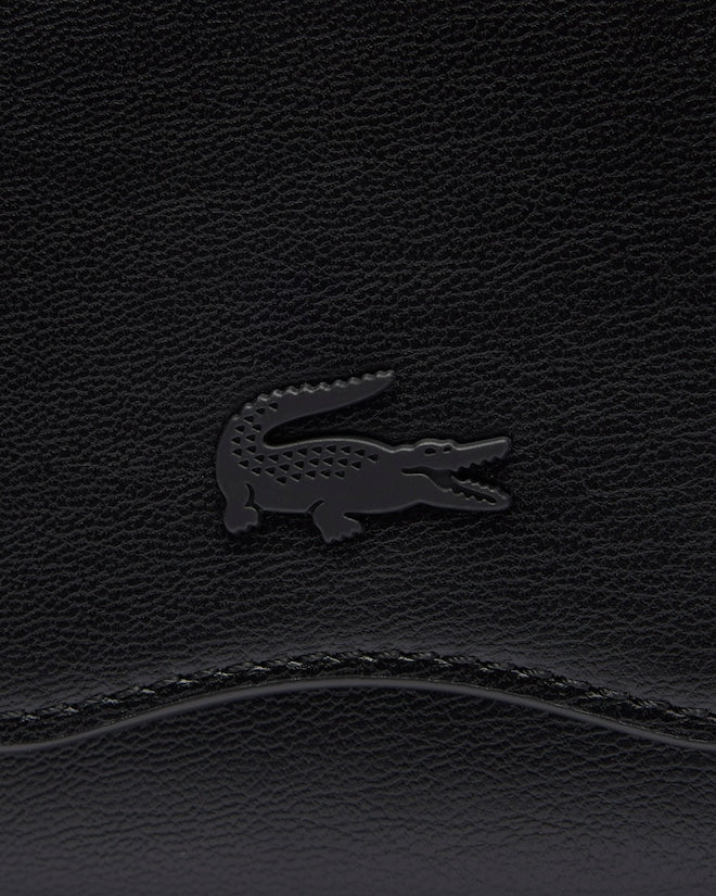 Carteira de couro com zíper Lora