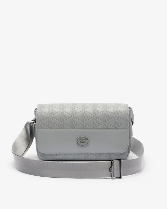 Bolsa de couro com aba Nomogramme