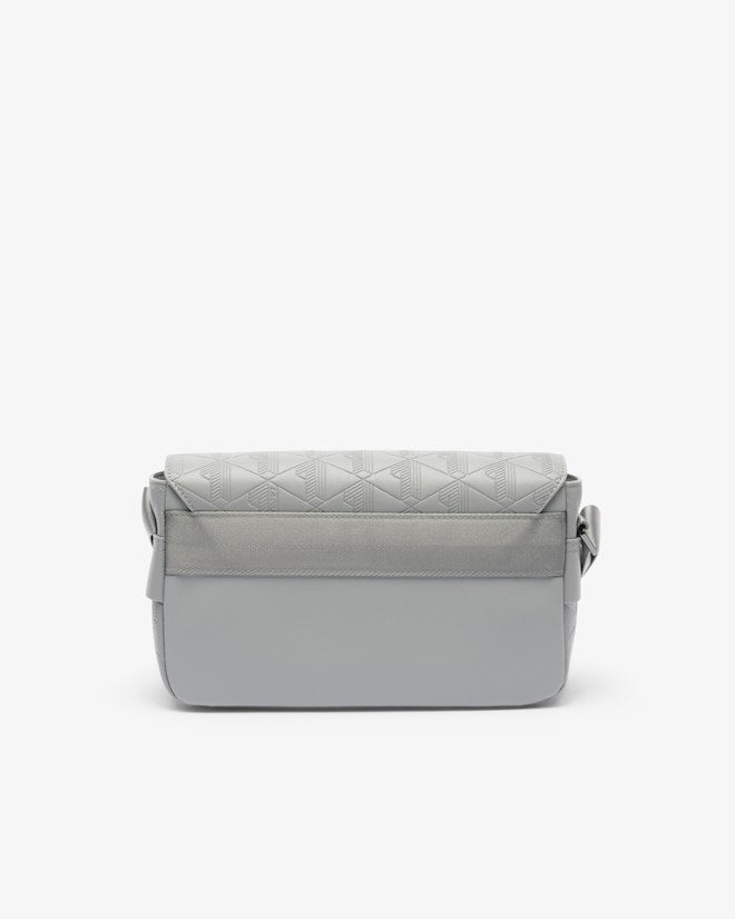 Bolsa de couro com aba Nomogramme