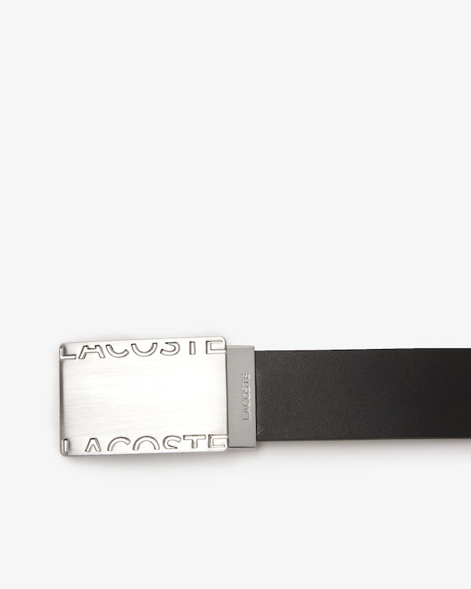 Caixa de presente com cinto de couro macio e 2 fivelas