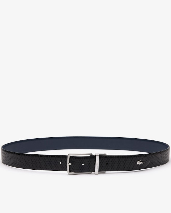 Cinto de couro reversível