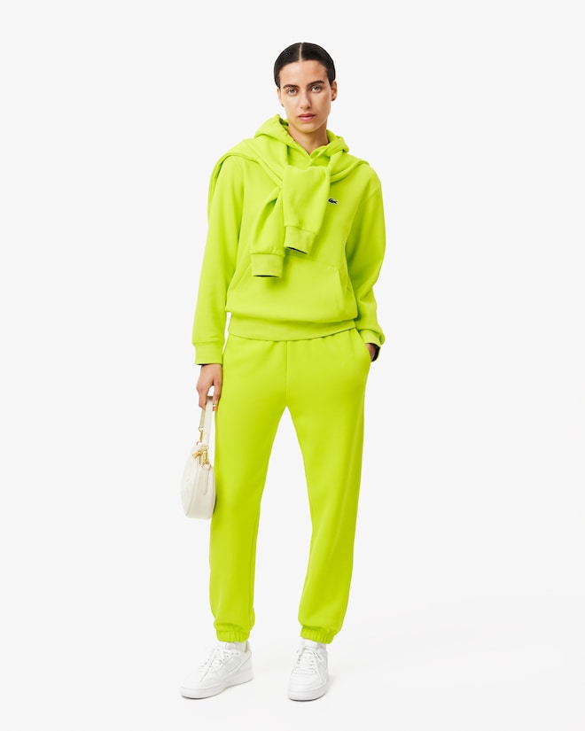 Moletom piqué folgado com capuz