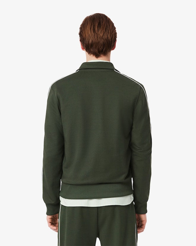 Casaco Paris em piqué com zíper frontal