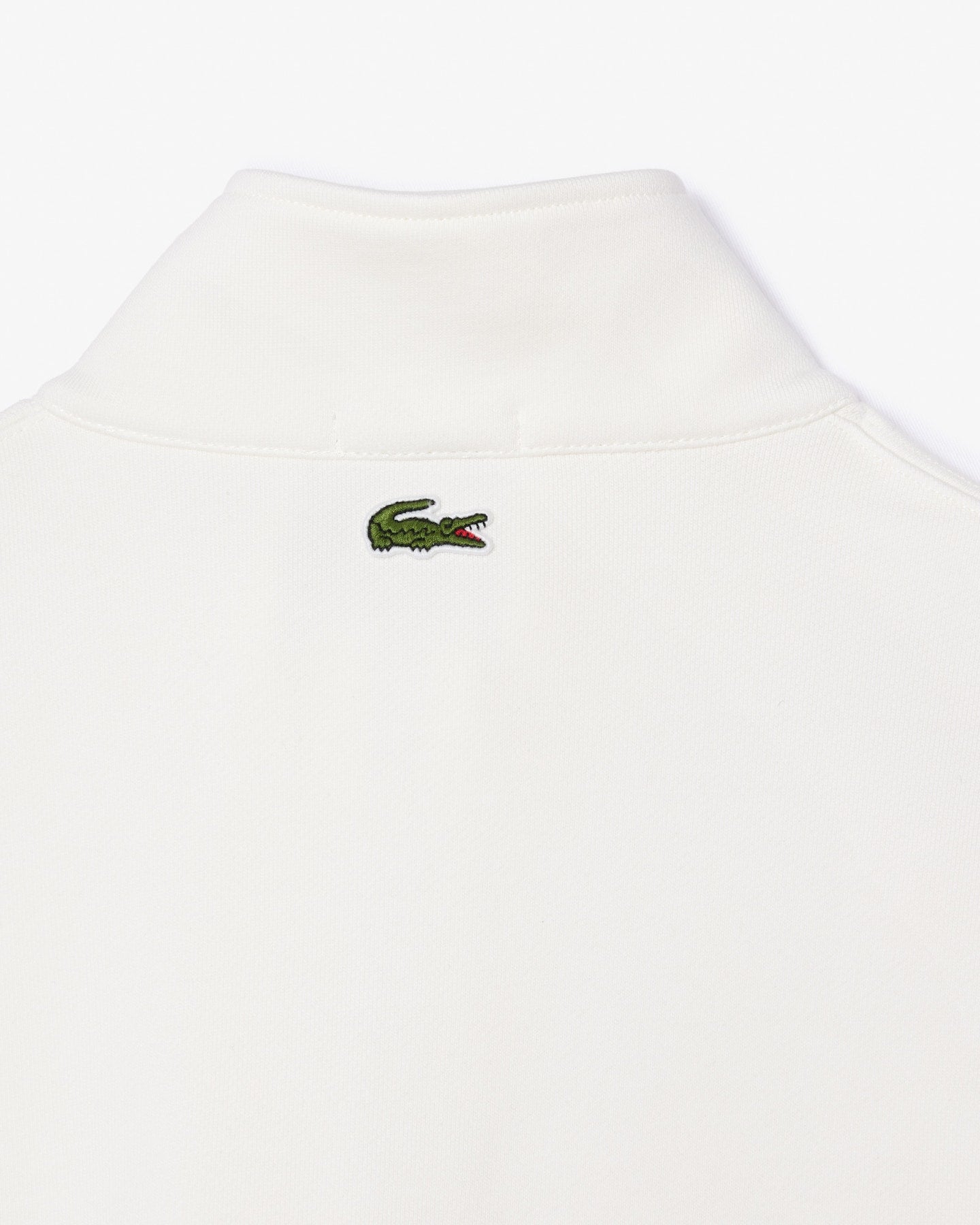 Moletom estampado com gola alta e zíper