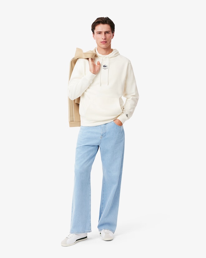 Moletom com capuz estampado