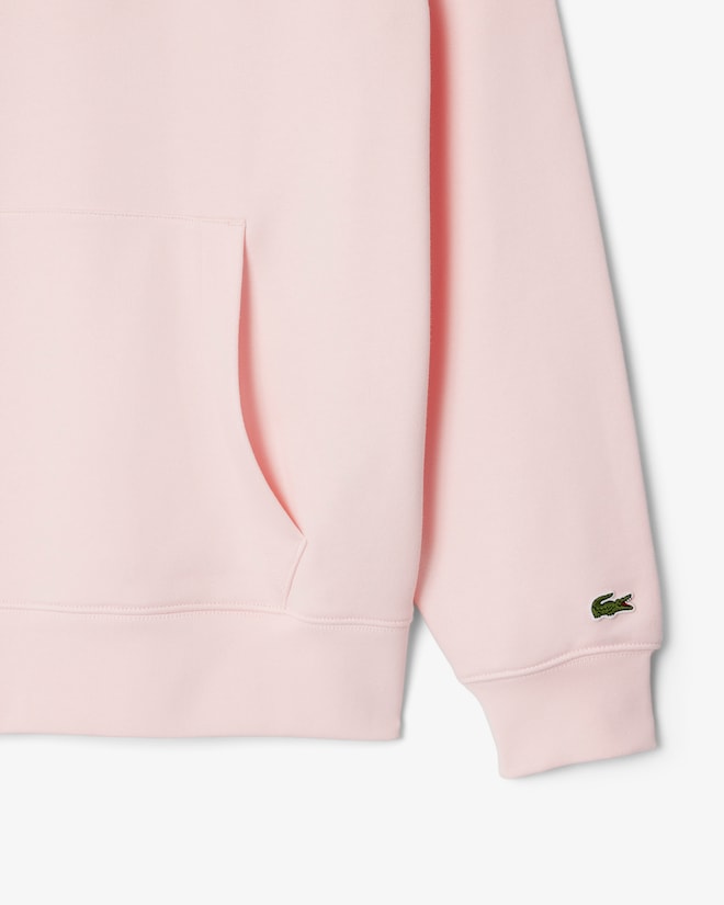 Sweet rosa claro com capuz estampado