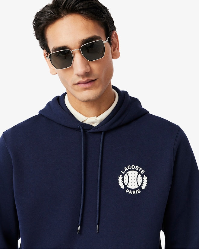 Casaco com capuz de logo