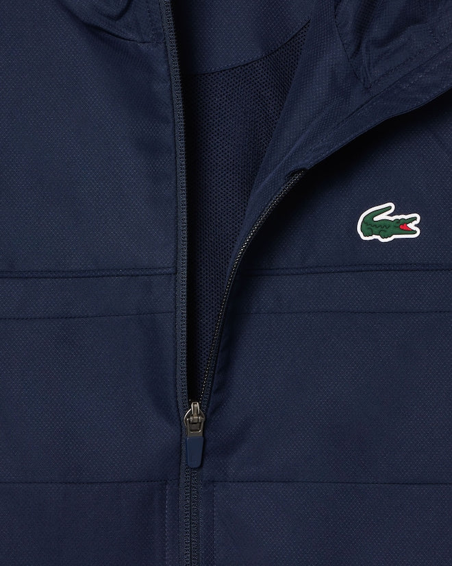 Conjunto azul escuro com logo