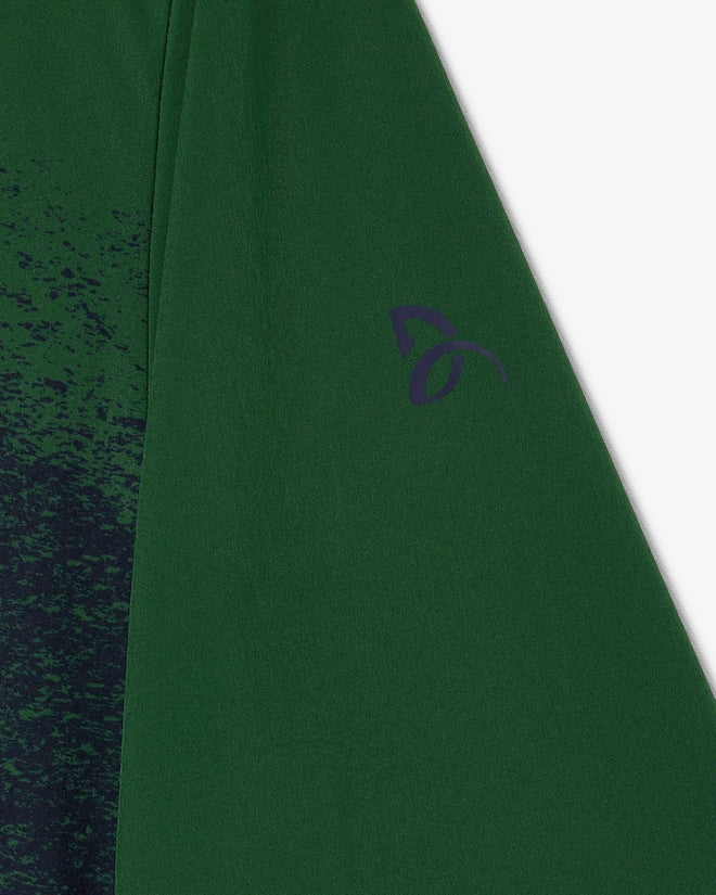 Conjunto verde degrade com logo