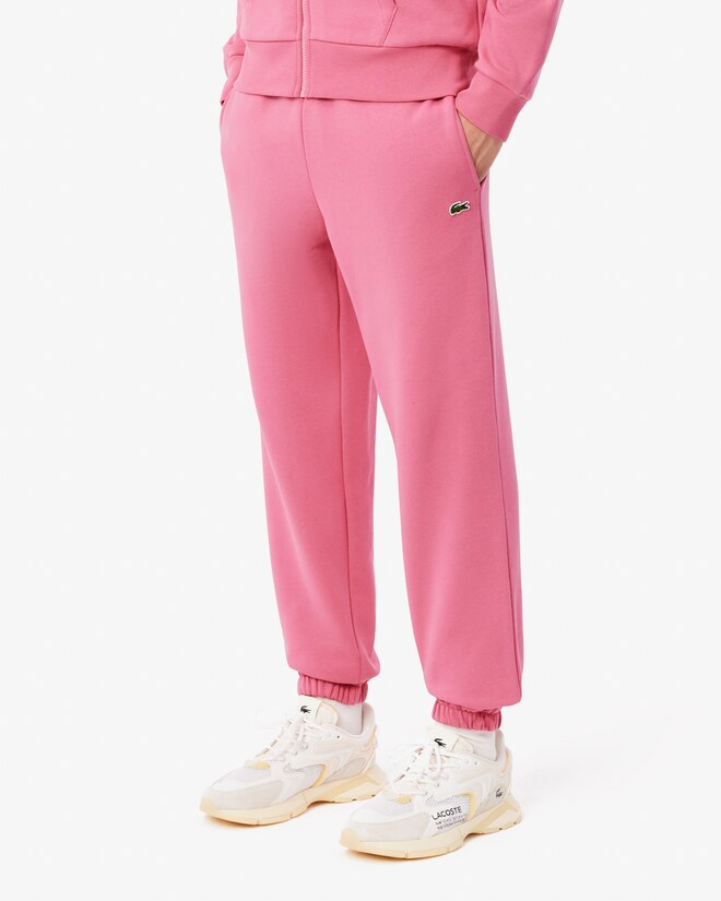 Calça rosa de ajuste regular com logo