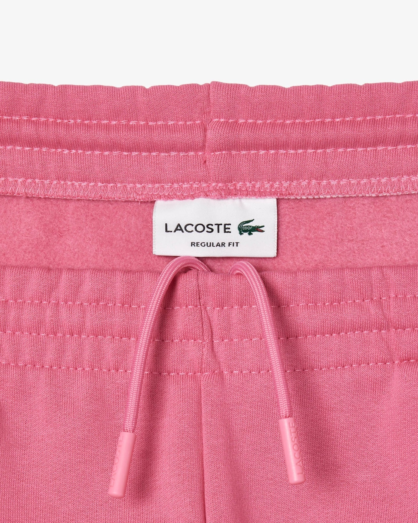 Calça rosa de ajuste regular com logo