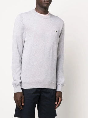 Sweet cinza decote careca com patch de logo