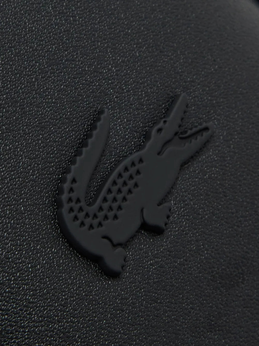 bolsa de ombro com placa de logotipo