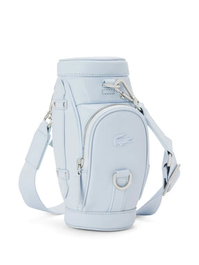 bolsa de ombro com placa de logotipo