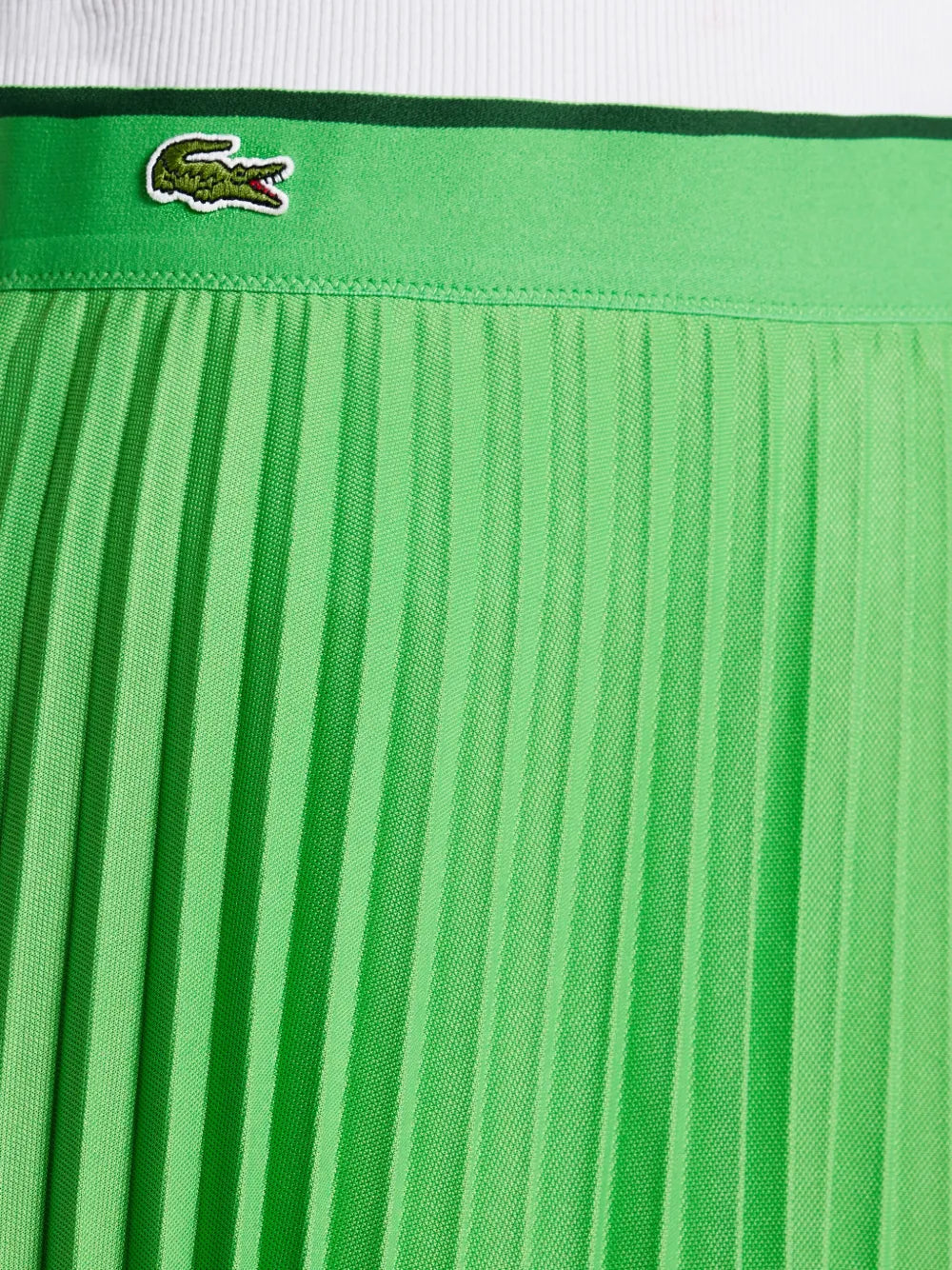 saia curta de tênis com aplique de logotipo